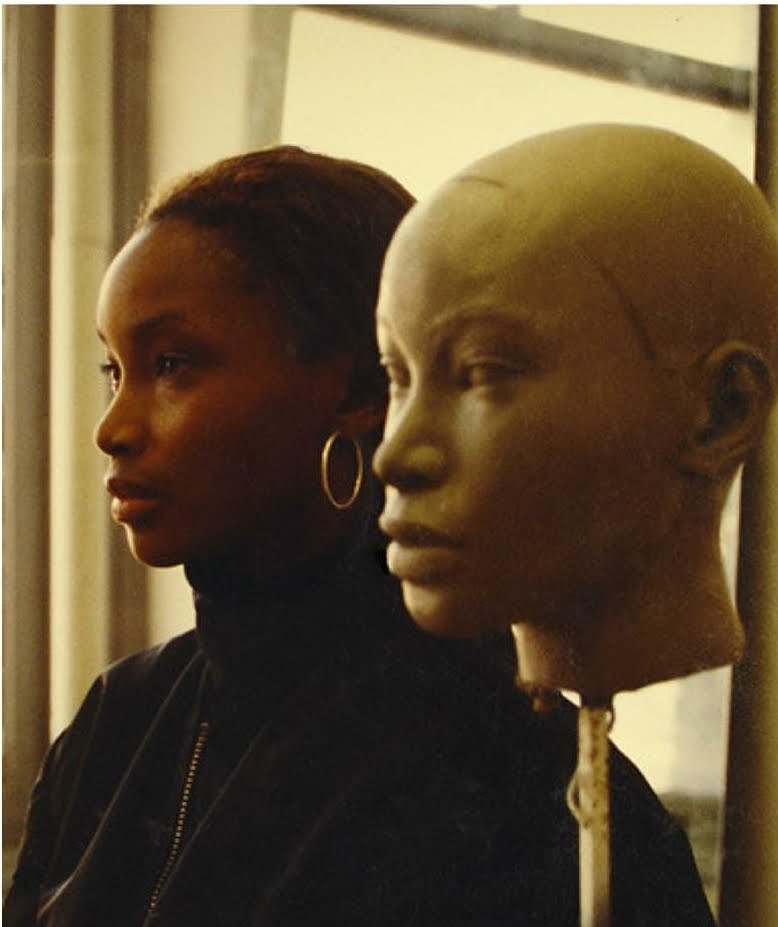 The mannequin sculpted in Beverly Peele's likeness